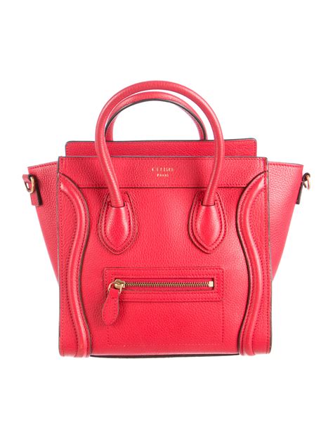 celine red tote|celine purse where to buy.